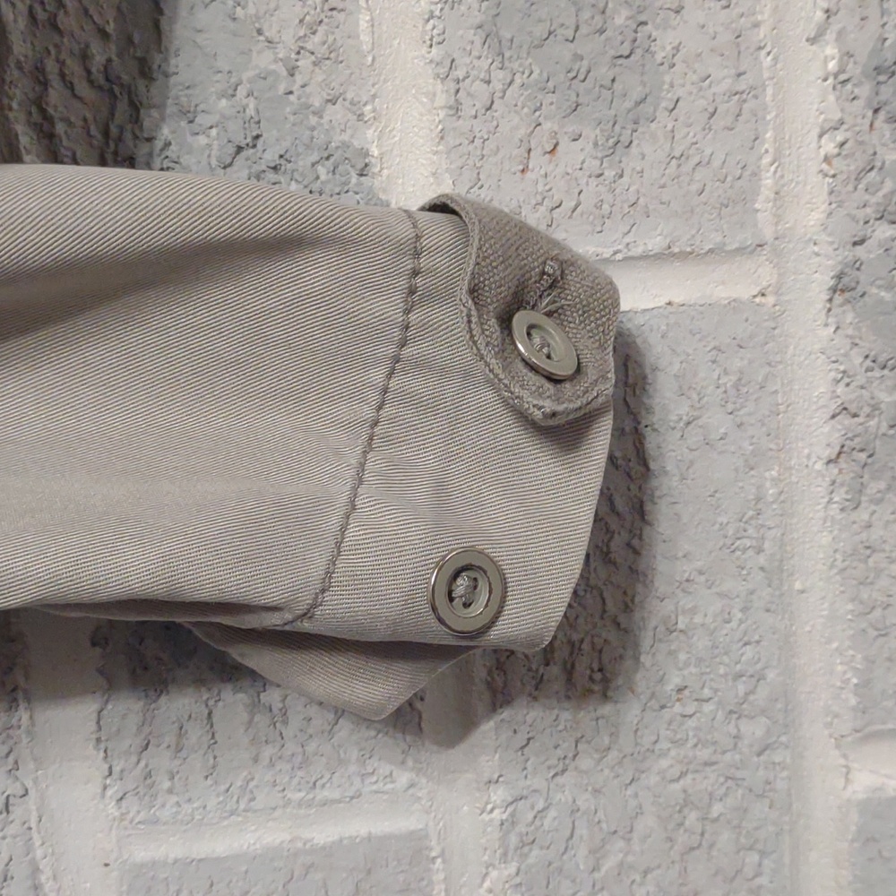 Marrakech Women's Grey Button Down Collared Light… - image 4